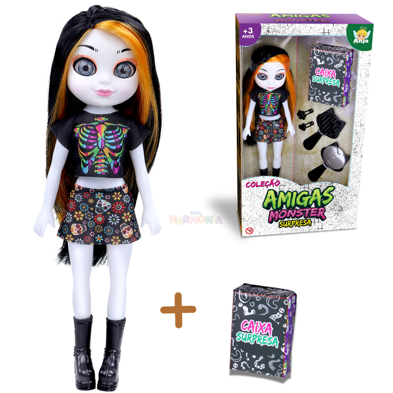 Bonecas Amigas Monster High - Com Acessórios e Caixa Surpresa