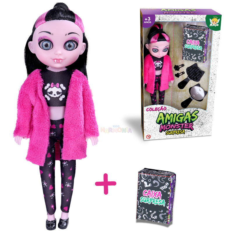 Bonecas Amigas Monster High - Com Acessórios e Caixa Surpresa